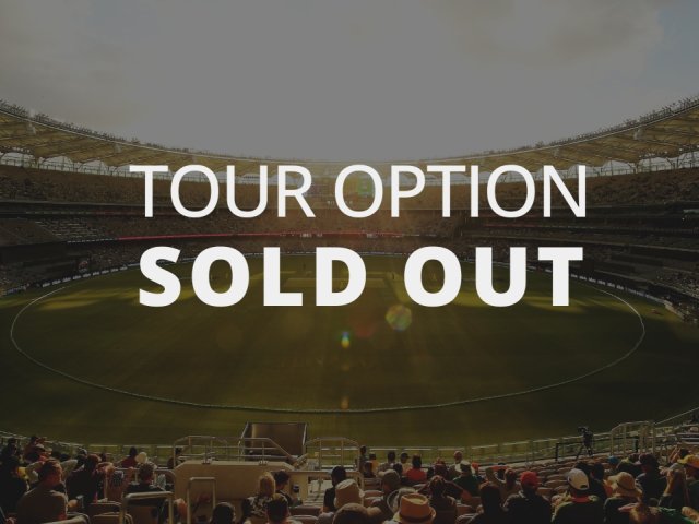 Perth Test 8 night Hotel and Ticket Package - Tour Option Sold Out