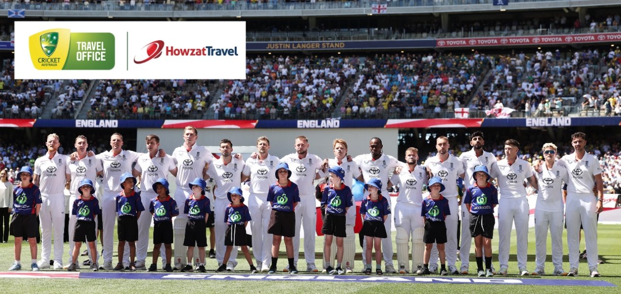 Official 150th Anniversary Test 2027 ticket packages with Howzat Travel. Watch Australia v England cricket image